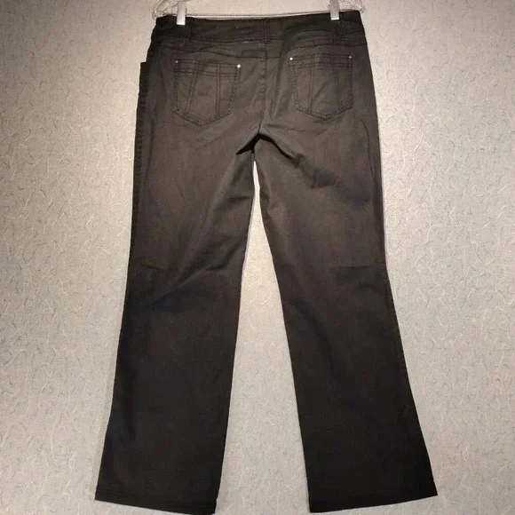 Denver Hayes Women's Curvy Black Stretch Jeans Size  10 x 30 - Picture 10 of 13